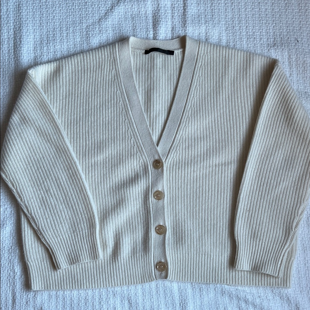 Jenni Kayne Cropped Cashmere Cocoon Cardigan